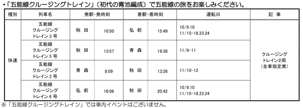 2021-09-01-9.37.13-1024x366 JR東日本 秋の臨時列車情報 秋田・盛岡支社編